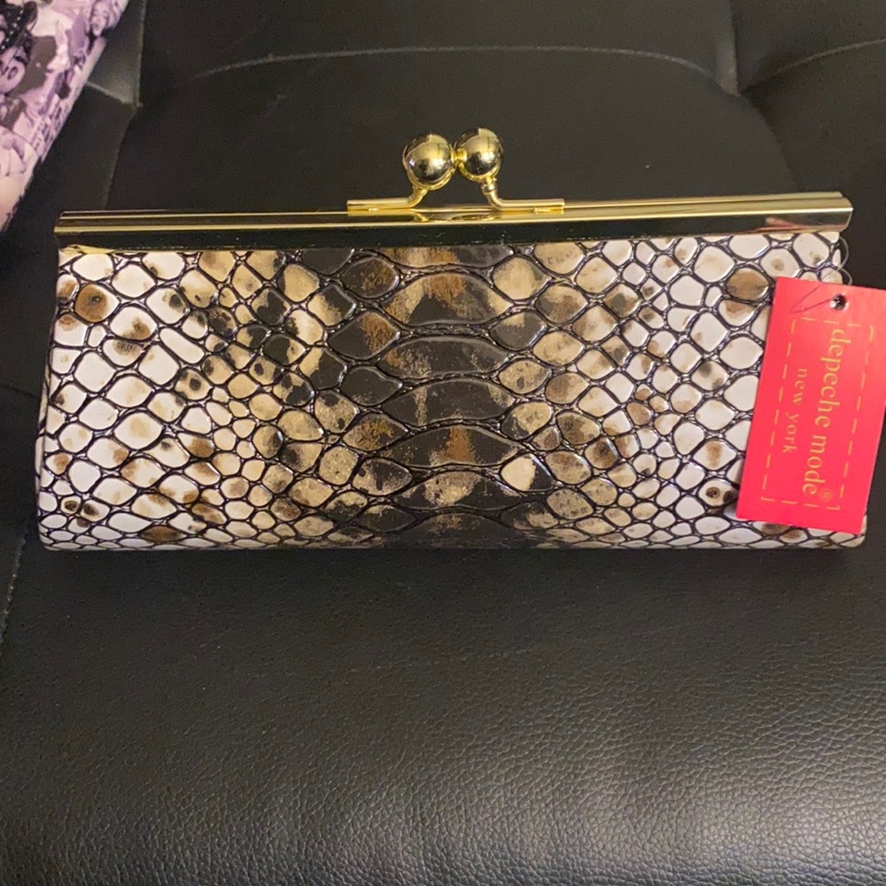 Depeche Mode Animal print clutch bag